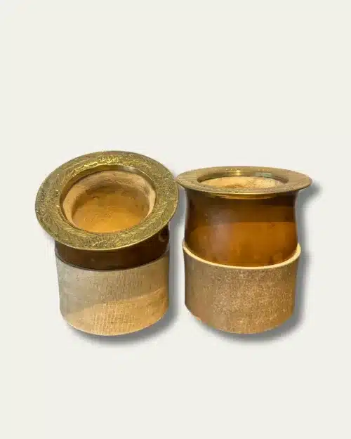 CAMIONERO CON VIROLA EN BRONCE Y POSA MATE