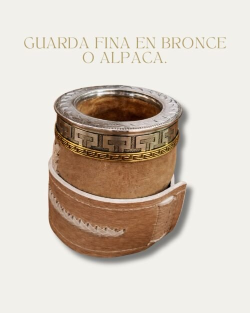 GUARDA FINA EN BRONCE O ALPACA