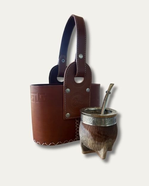 MATERA CUERO SUELA: DOS COMPARTIMIENTOS