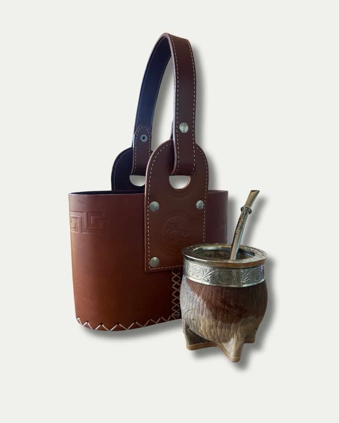 MATERA CUERO SUELA: DOS COMPARTIMIENTOS