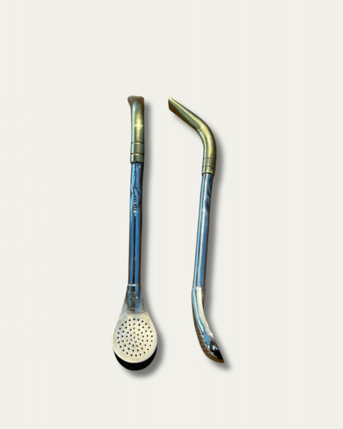 BOMBILLA BRONCE CINCELADA - PICO DE LORO (8mm) PERSONALIZADA