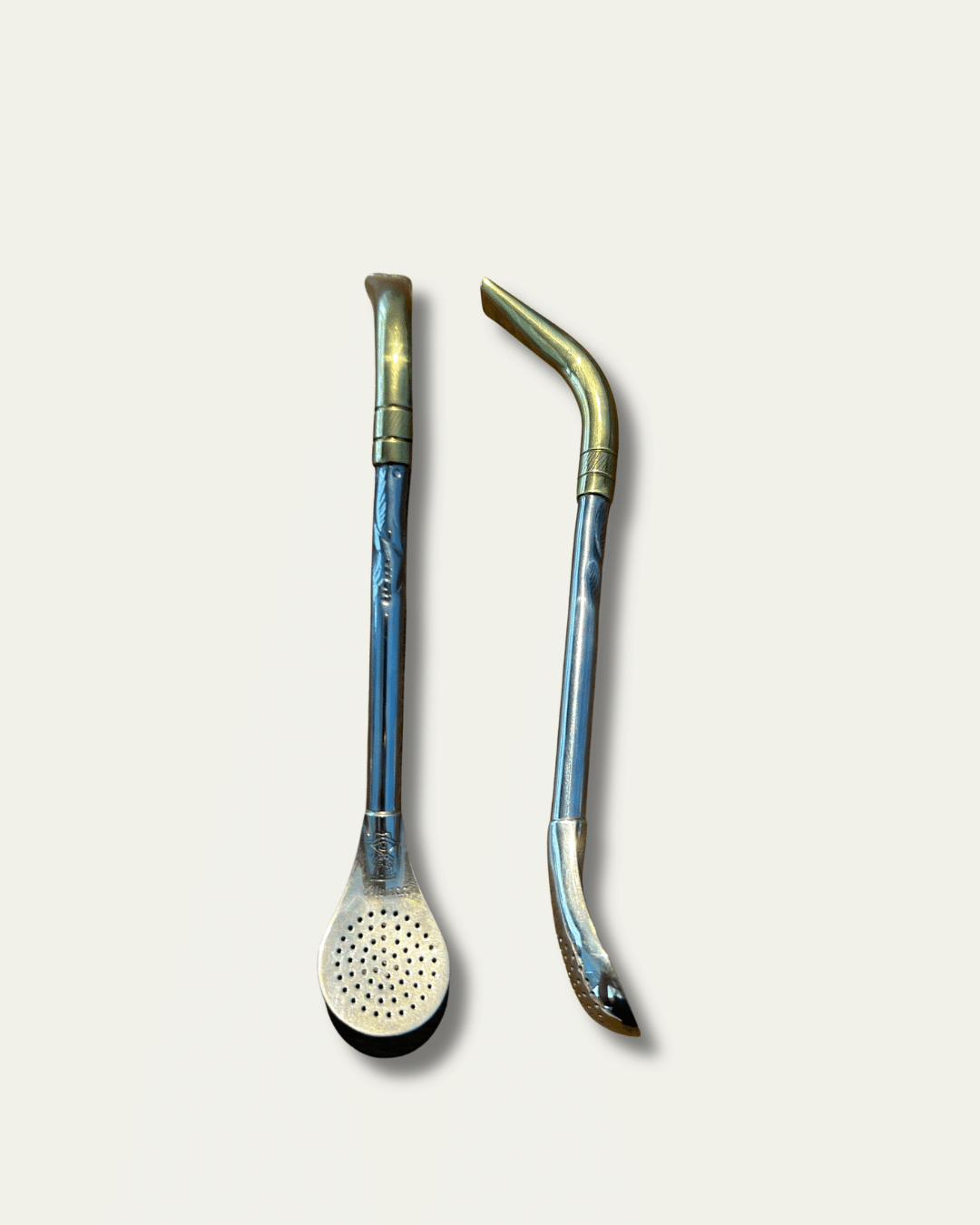 BOMBILLA BRONCE CINCELADA - PICO DE LORO (8mm) PERSONALIZADA